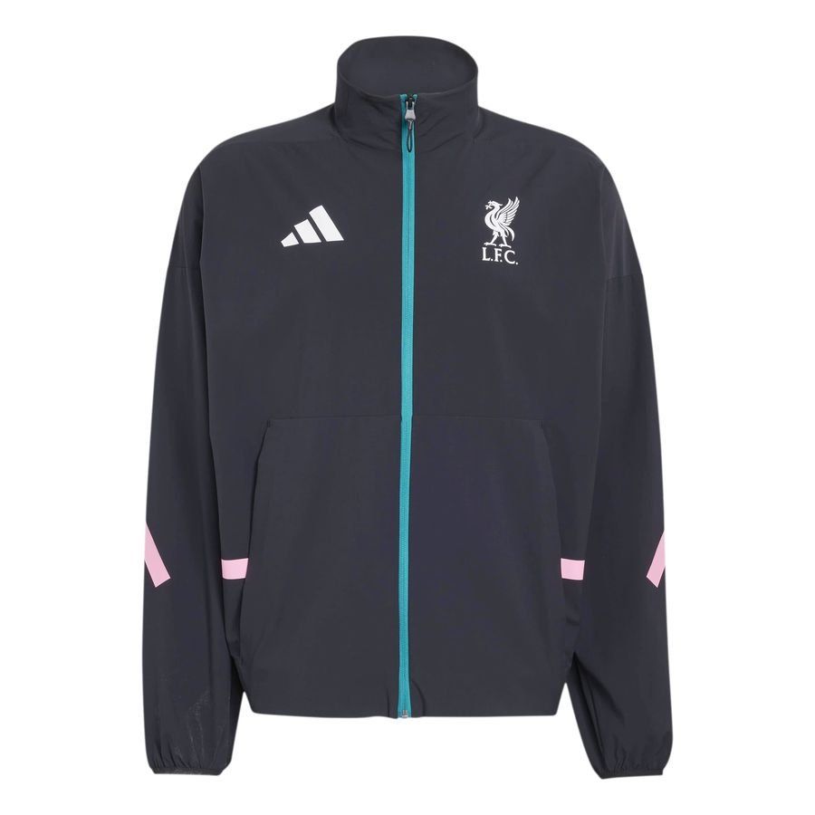 Liverpool Jacket Anthem - Black - Men's-SoccerKits Hub | Buy Soccer Jerseys Online